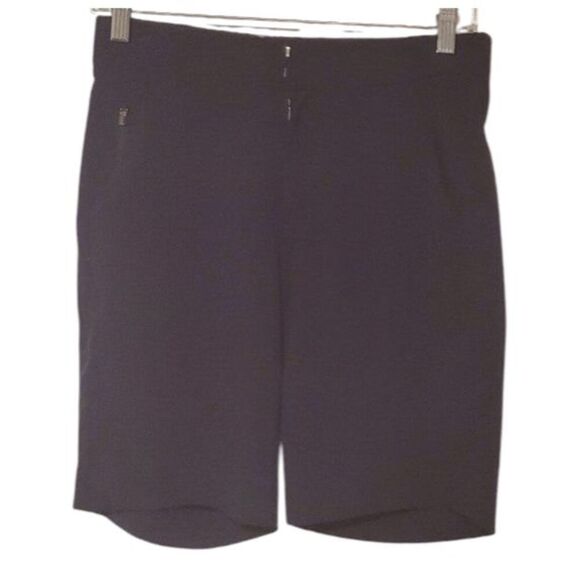 ATHLETA Tribeca 7 " Bermuda Shorts Navy Blue Size 0 - Picture 3 of 7